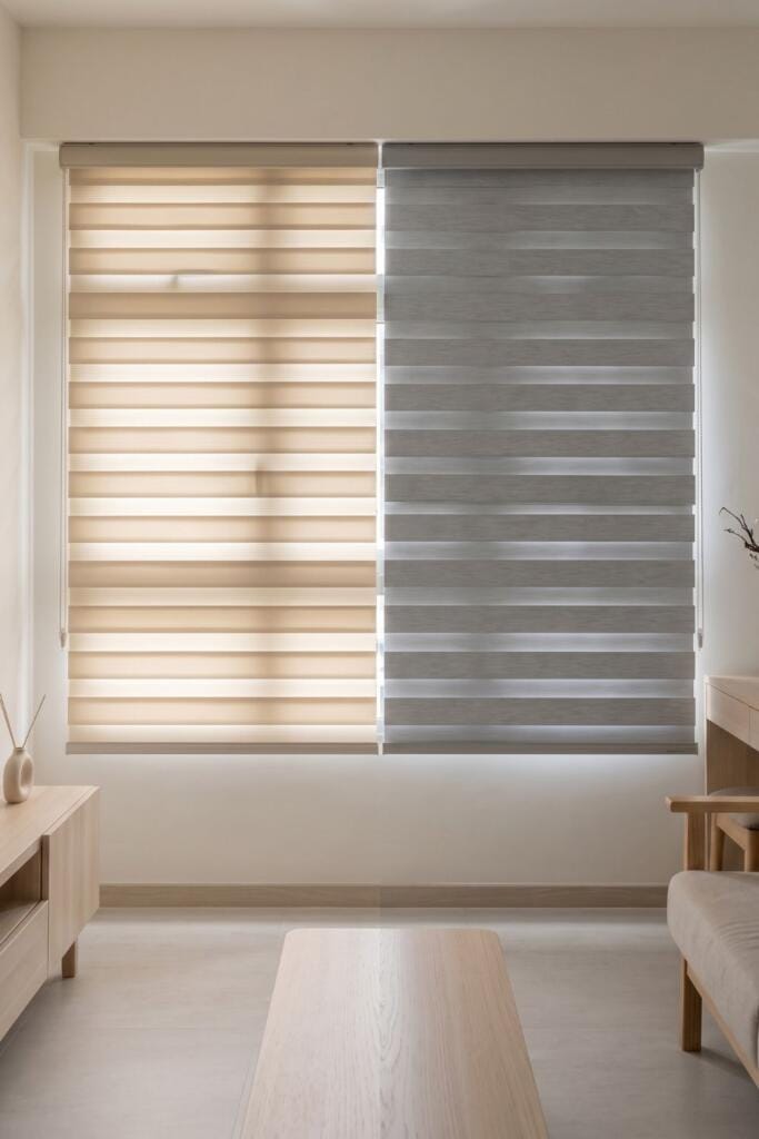 Dimout vs blackout Korean blinds comparison in Singapore by Cornerstone